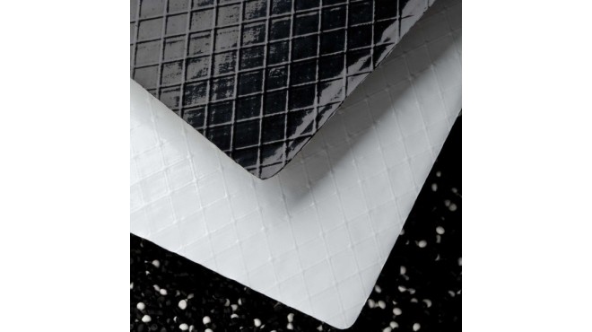 Extra Durable Reinforced Ice Rink Liner 8 Mil Black/White